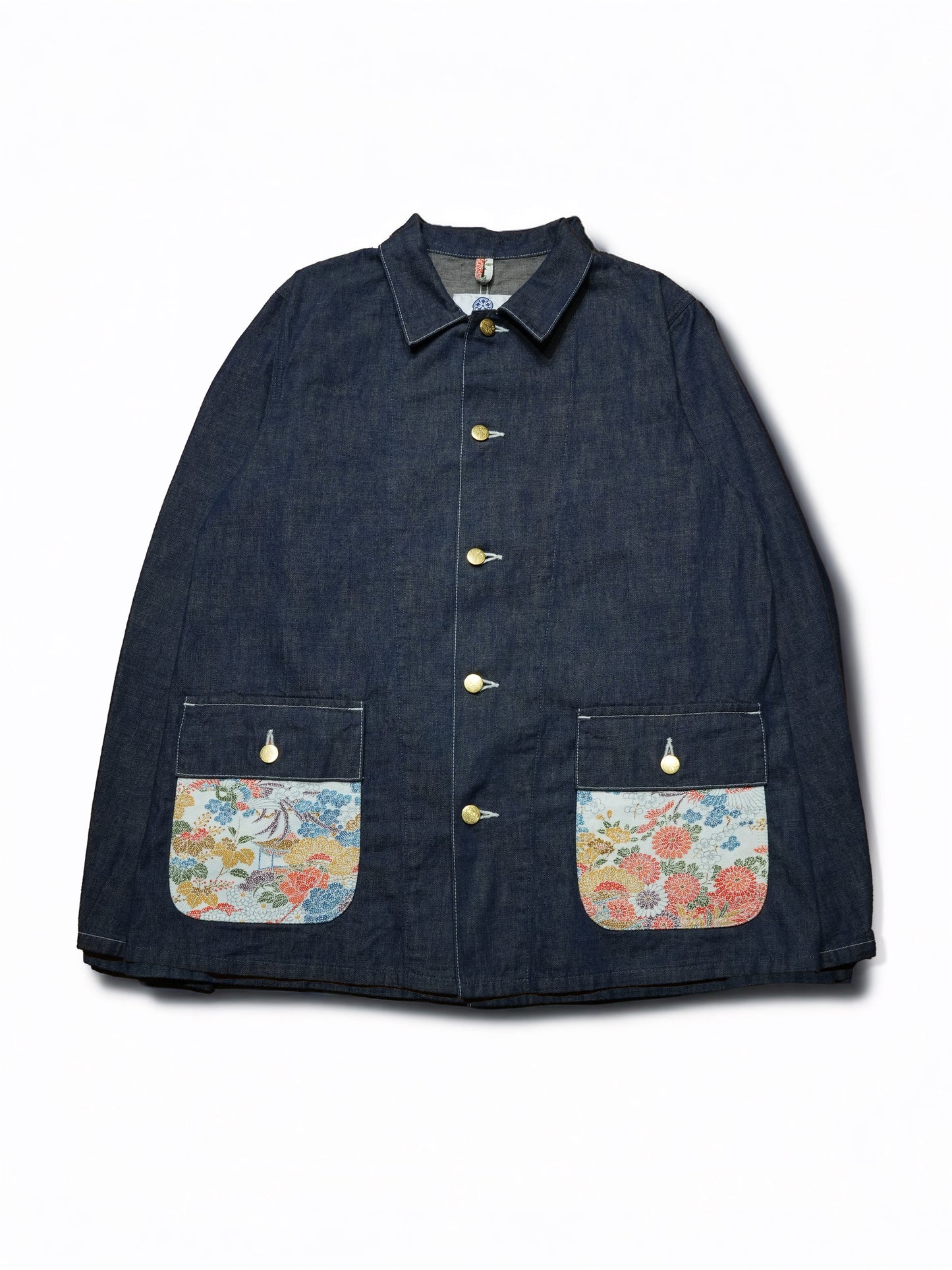 Kimono Denim Coverall -着物デニムカバーオール 002
