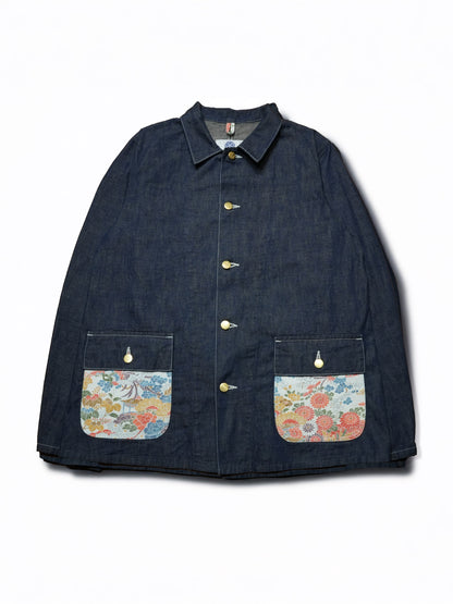 Kimono Denim Coverall -着物デニムカバーオール 002