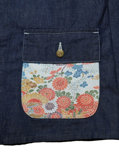 Kimono Denim Coverall -着物デニムカバーオール 002