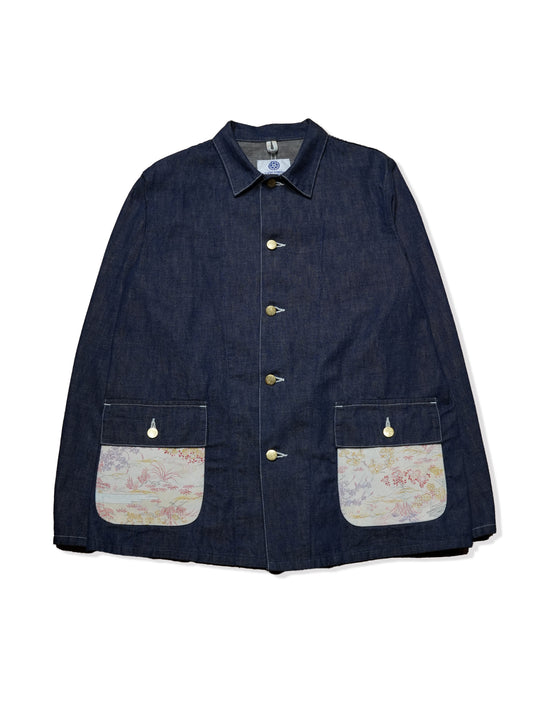 Kimono Denim Coverall -着物デニムカバーオール 004