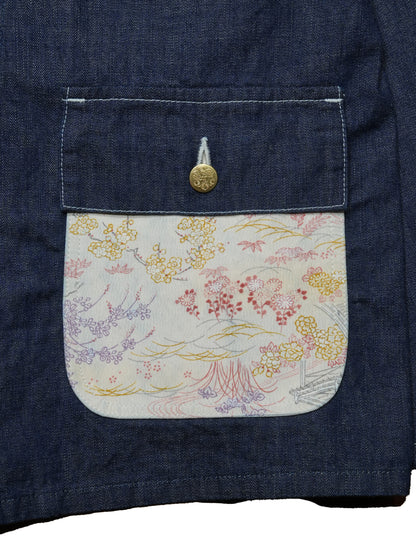 Kimono Denim Coverall -着物デニムカバーオール 004