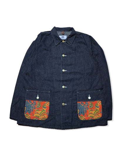 Kimono Denim Coverall -着物デニムカバーオール 005
