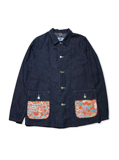 Kimono Denim Coverall -着物デニムカバーオール 006