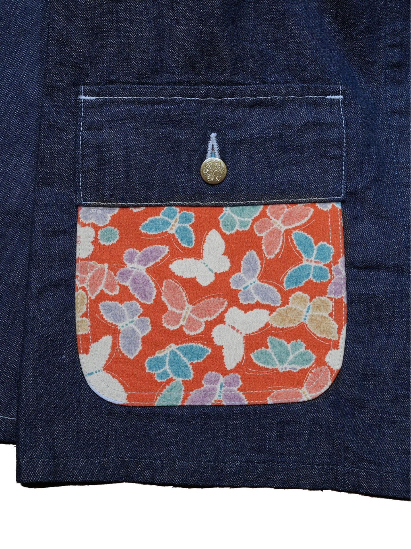 Kimono Denim Coverall -着物デニムカバーオール 006