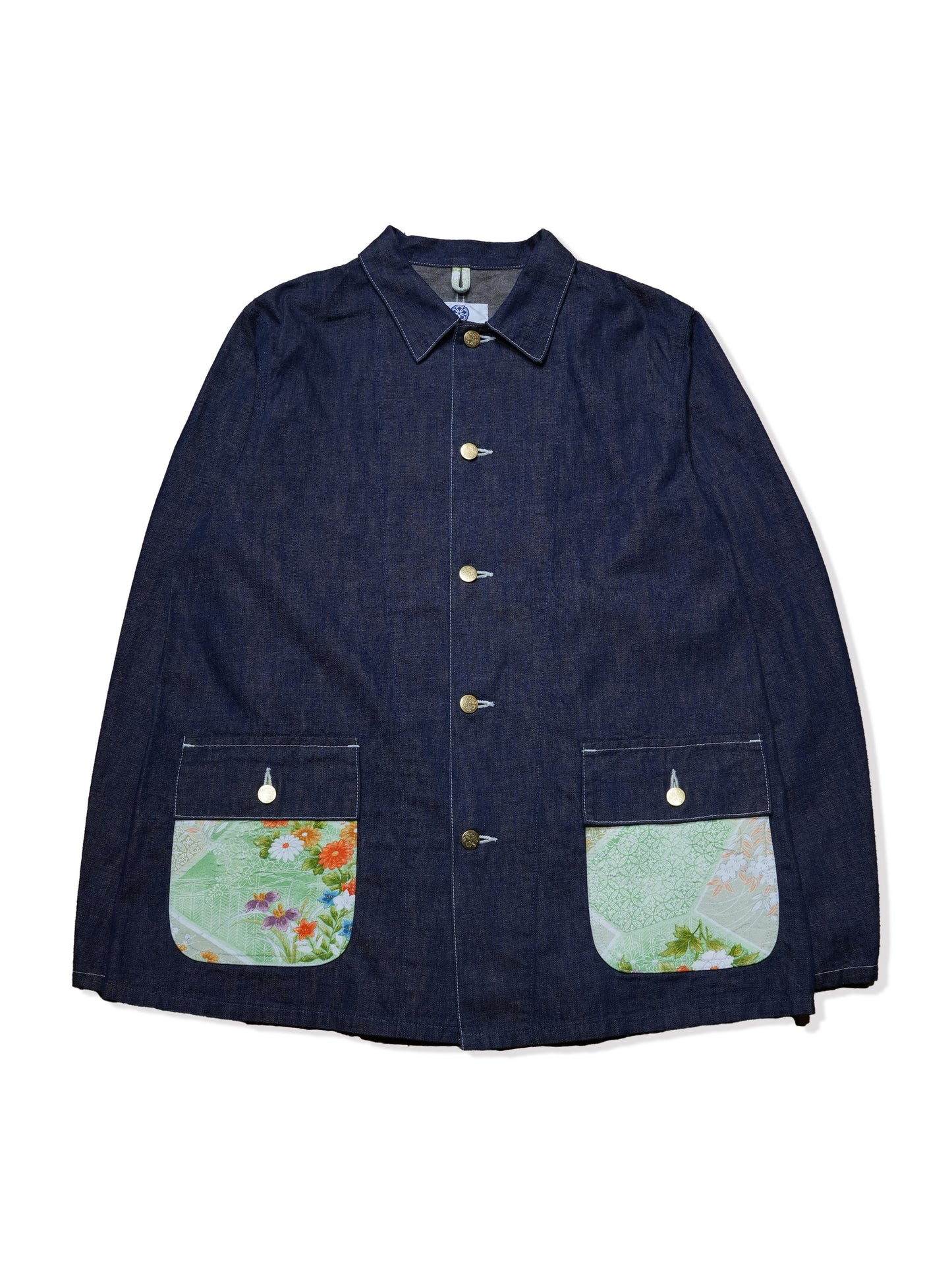 Kimono Denim Coverall -着物デニムカバーオール 009
