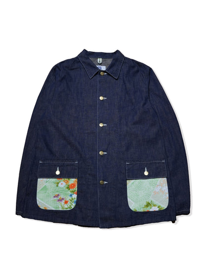 Kimono Denim Coverall -着物デニムカバーオール 009